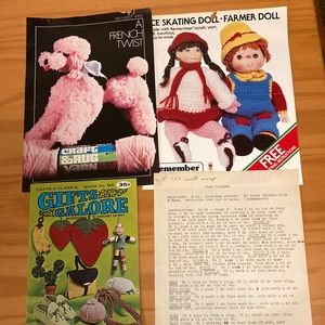 Vintage Kitchy Crochet and Yarn Patterns